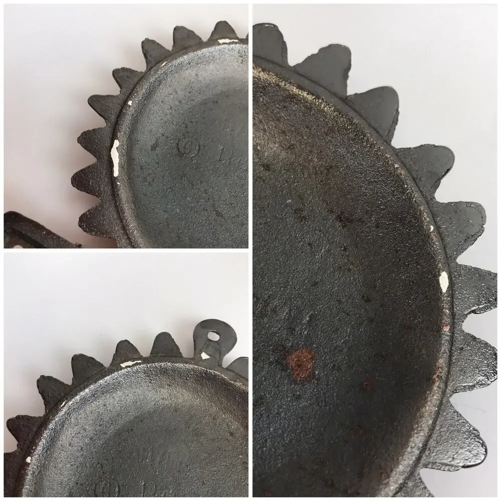 Celestial Sun Face 5 Hook Key Rack Vintage 90s Copper Toned Southwest Wall Decor